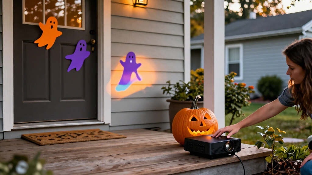 Halloween projector lights