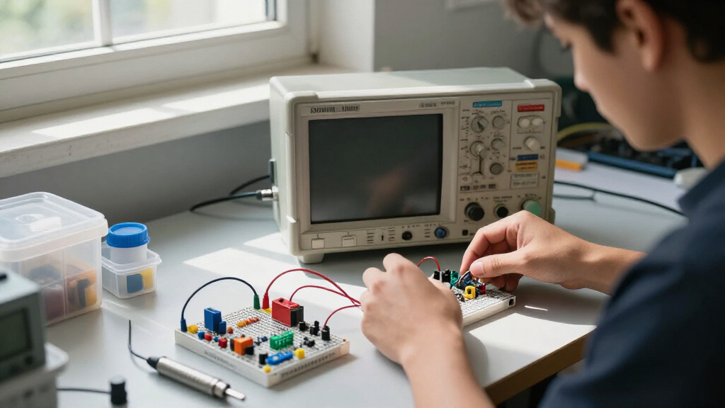 mixed signal oscilloscope for maker labs