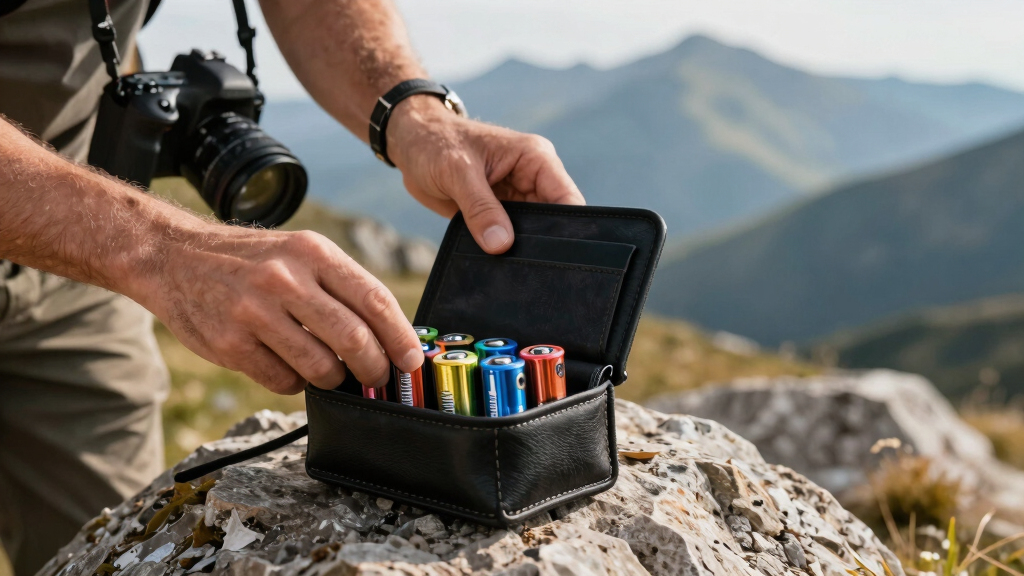 best premium battery organizer for travel photographers