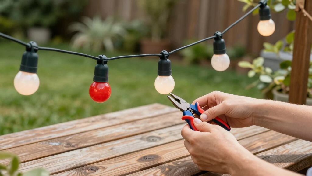 patriotic outdoor string lights