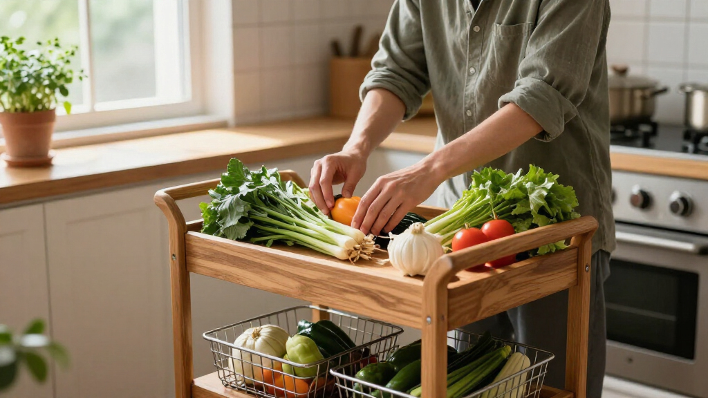 best kitchen carts with storage