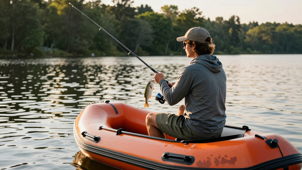 inflatable boat for fishing