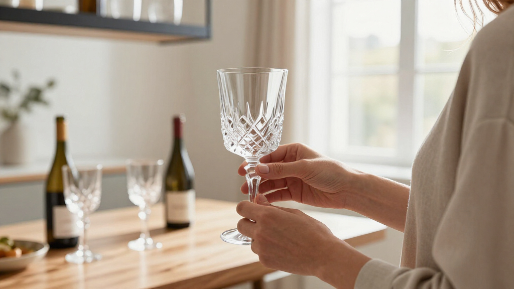 crystal wine glasses on amazon