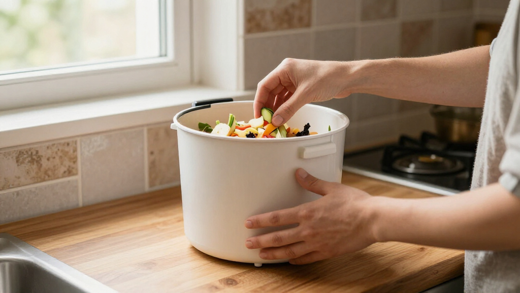electric compost bin for kitchen