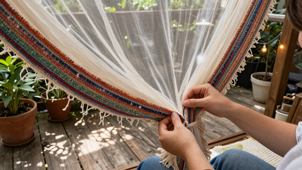 boho mosquito net canopy