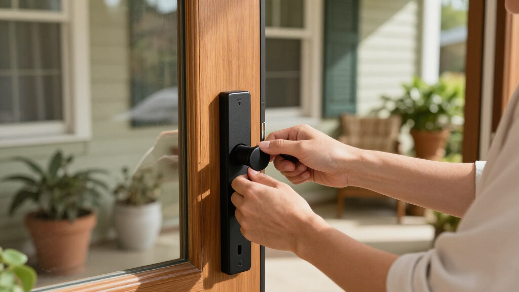 door reinforcement lock for front door security