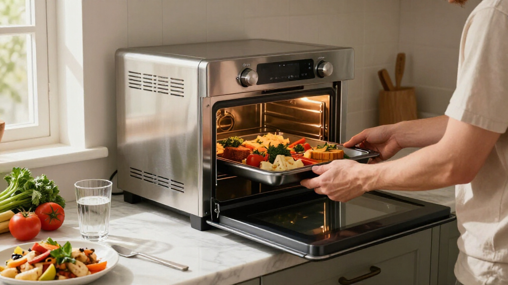countertop combi steam oven for home cooking