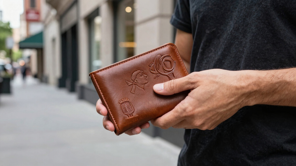 patriotic leather wallets