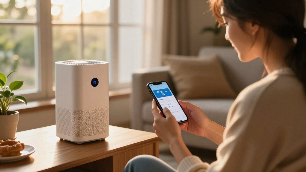 smart air purifier with app