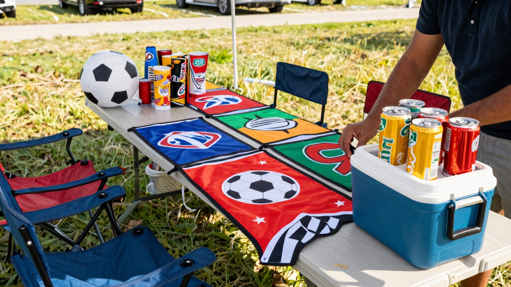 soccer fan tailgate gear
