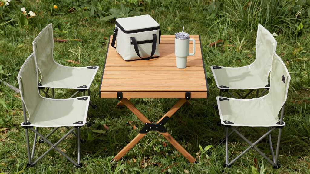 senior-friendly outdoor tailgate furniture