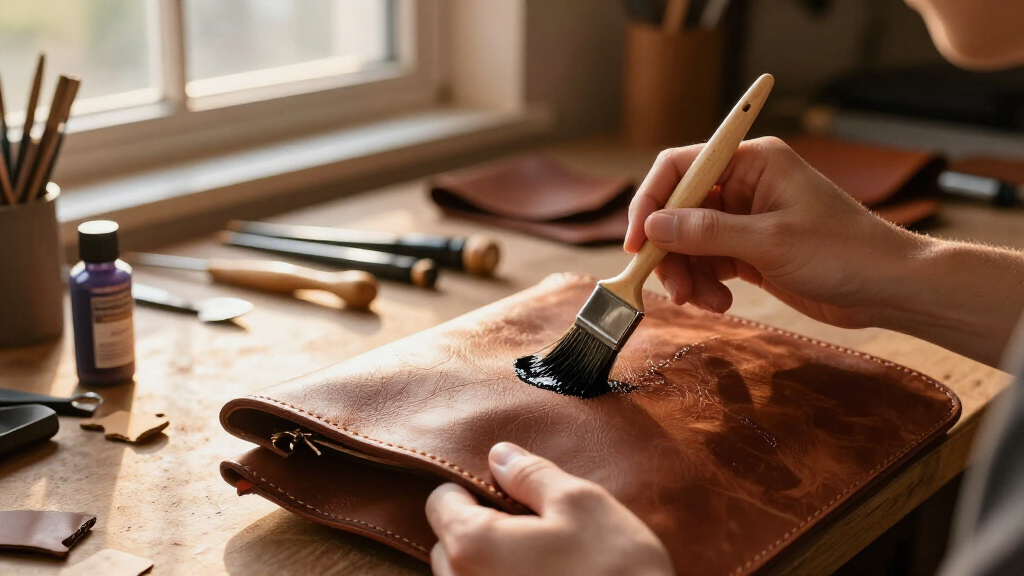 premium leather edge paint kit