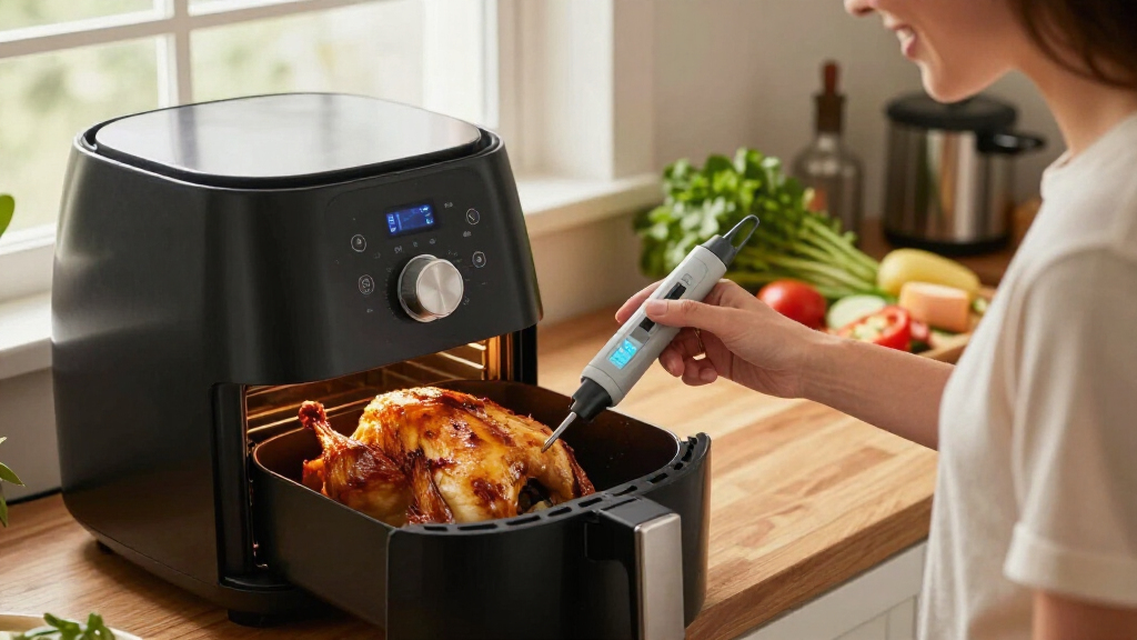 air fryer oven with temperature probe