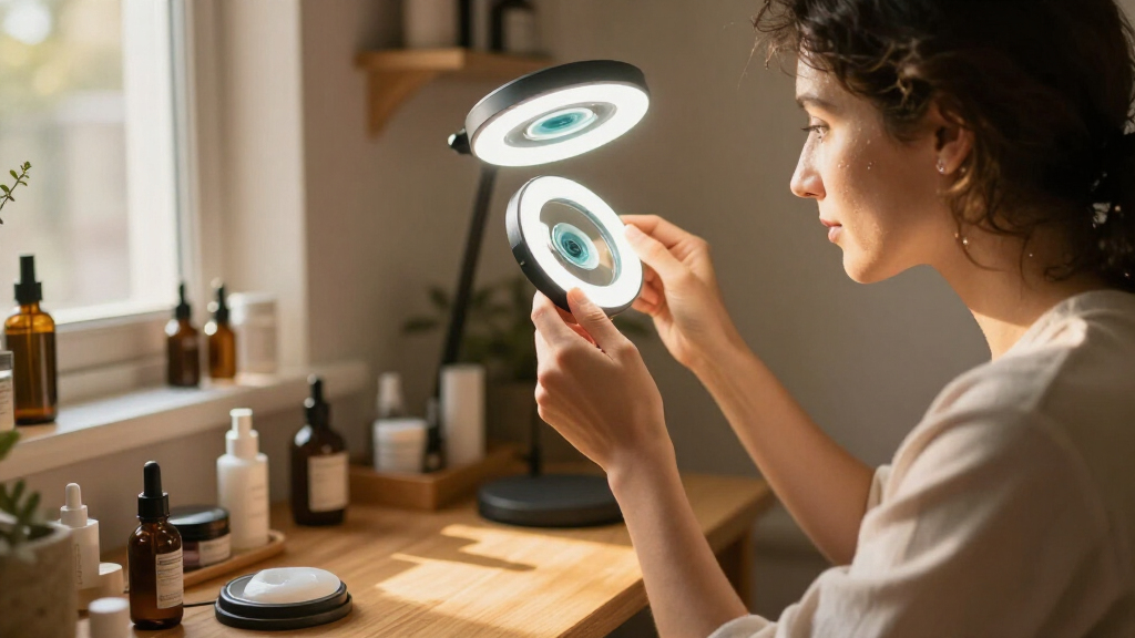 magnifying lamp esthetician led