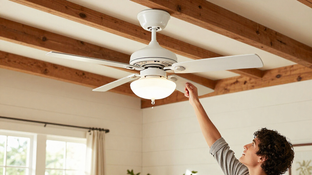 farmhouse ceiling fan with light