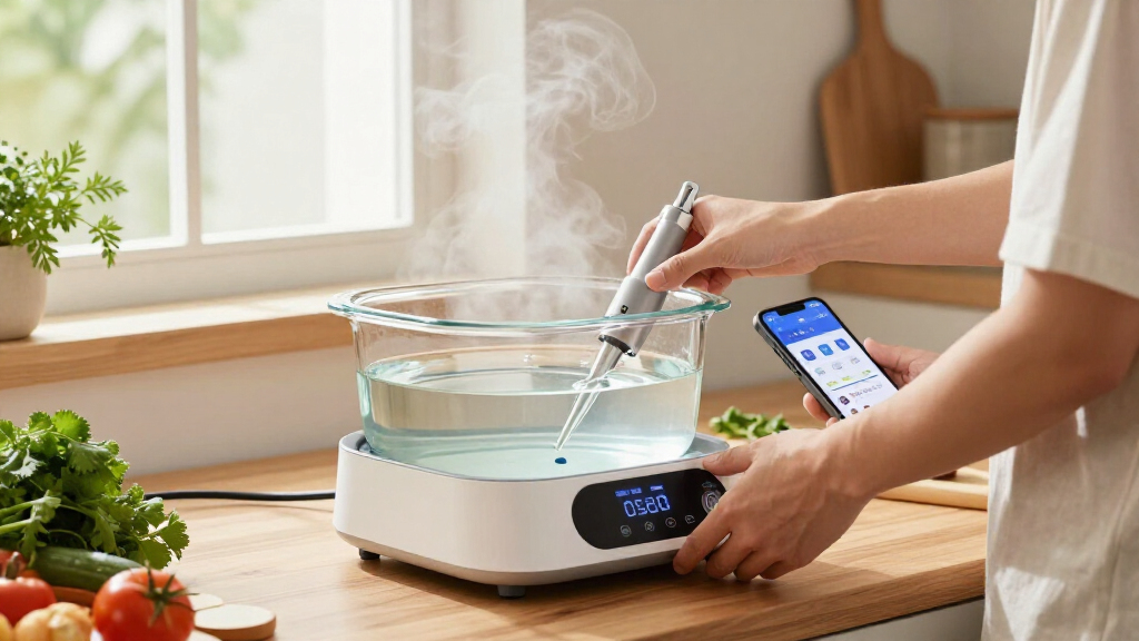 sous vide immersion circulator with app control