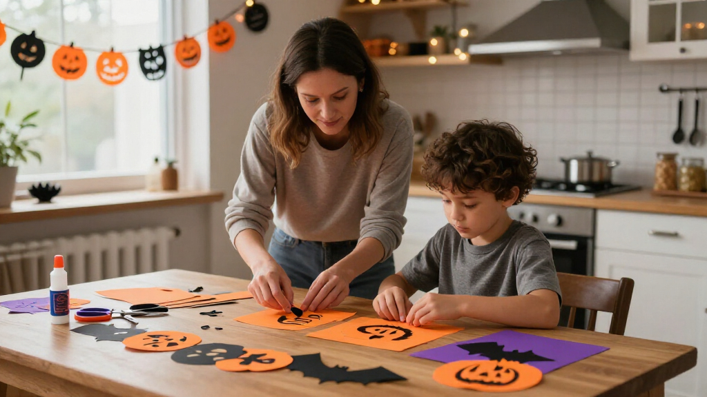 Halloween paper craft kits