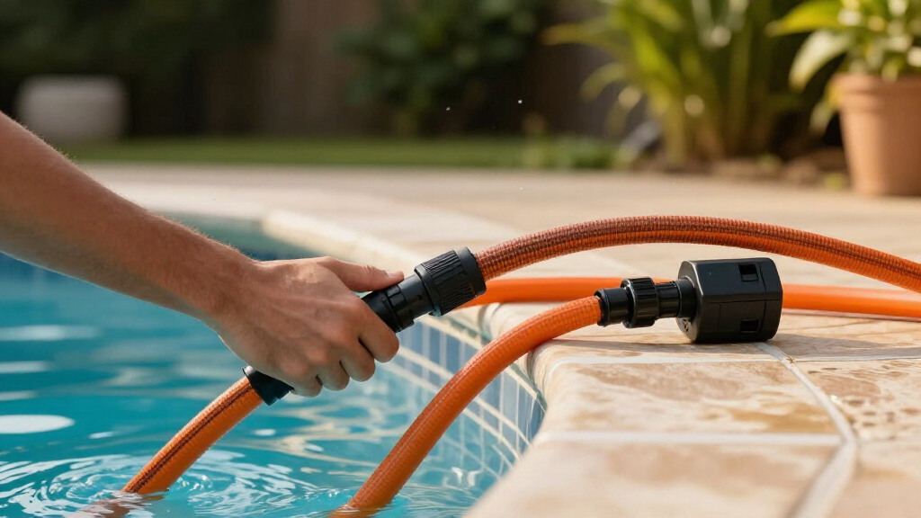 automatic pool cleaner hoses and attachments