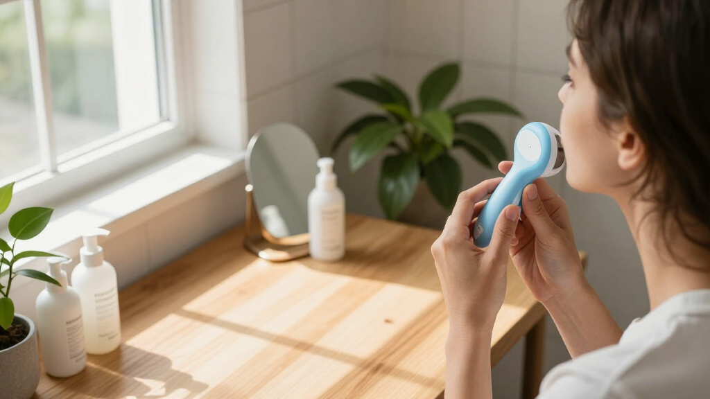 best blue light acne device for face
