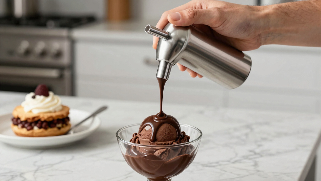 hot fudge warmer dispenser