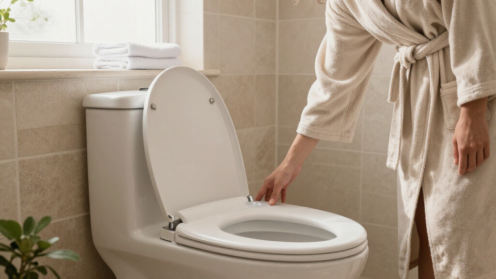 bidet toilet seat with dryer