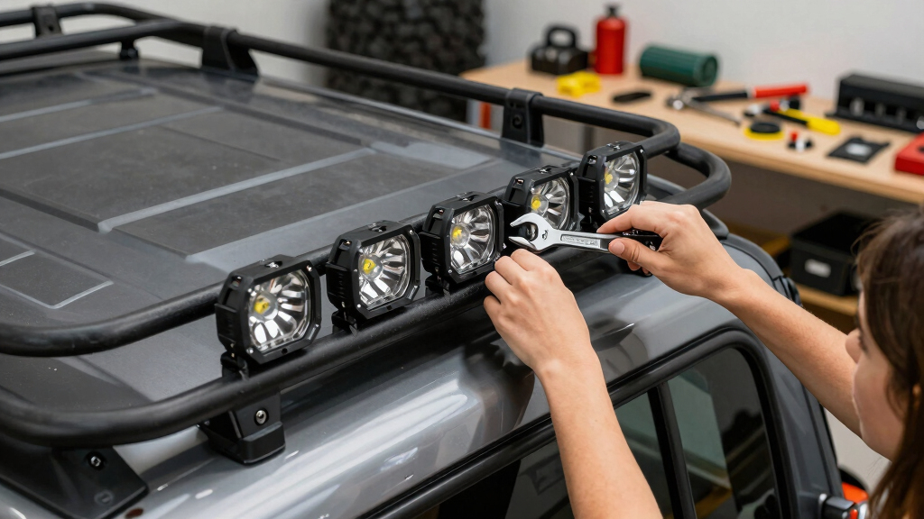 off-road vehicle LED light bars