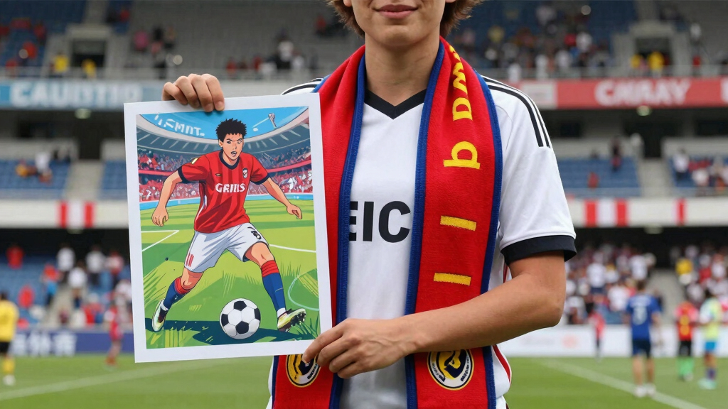 soccer fan art prints