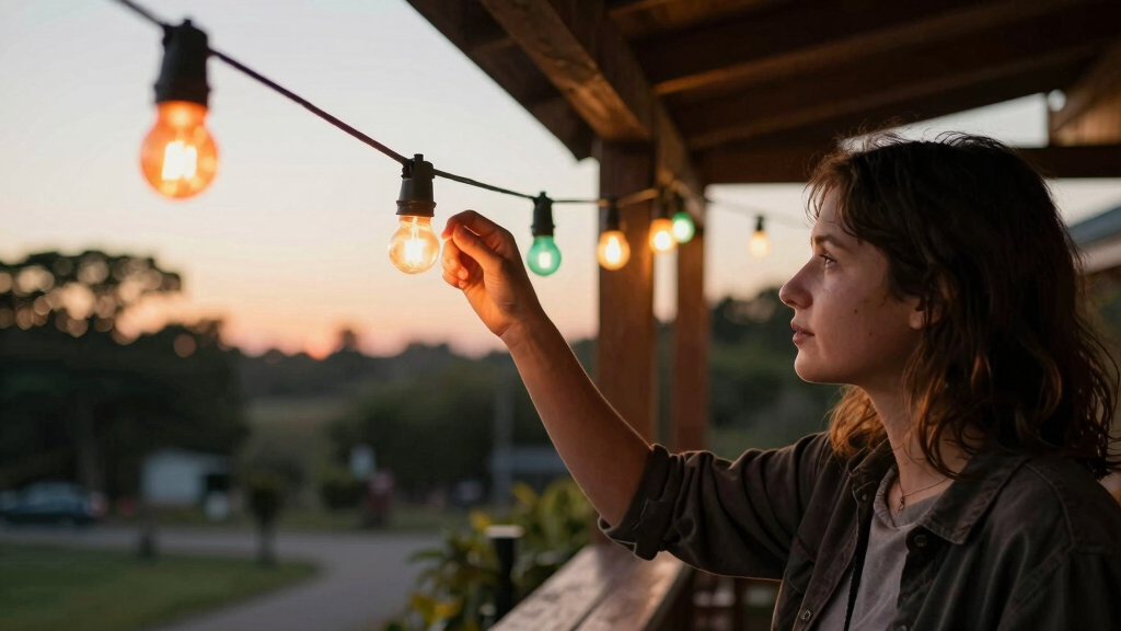 patriotic outdoor string lights