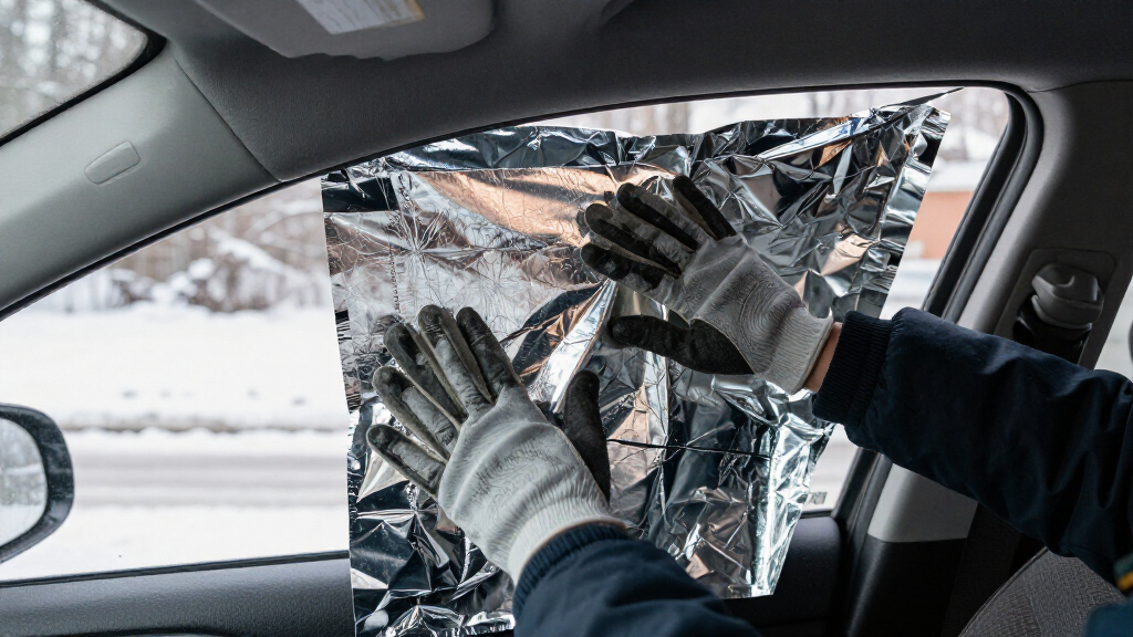 car window insulation for winter camping