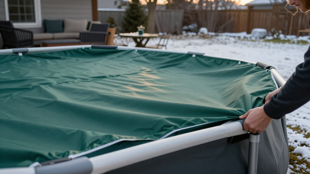 above ground pool winter covers