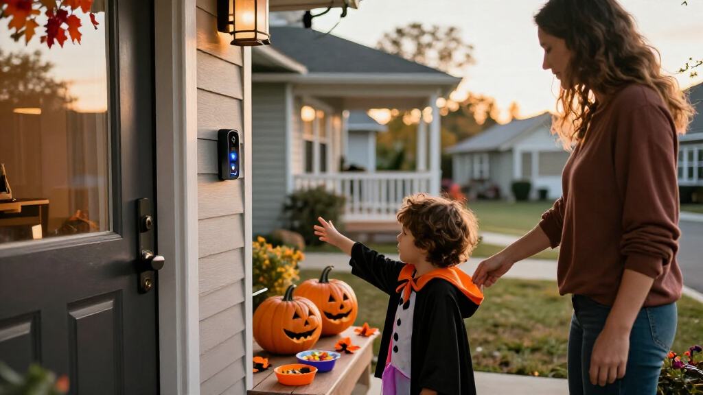 smart Halloween doorbells