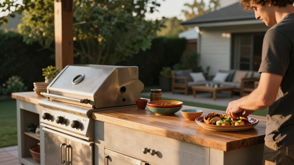 best outdoor kitchen islands for backyards