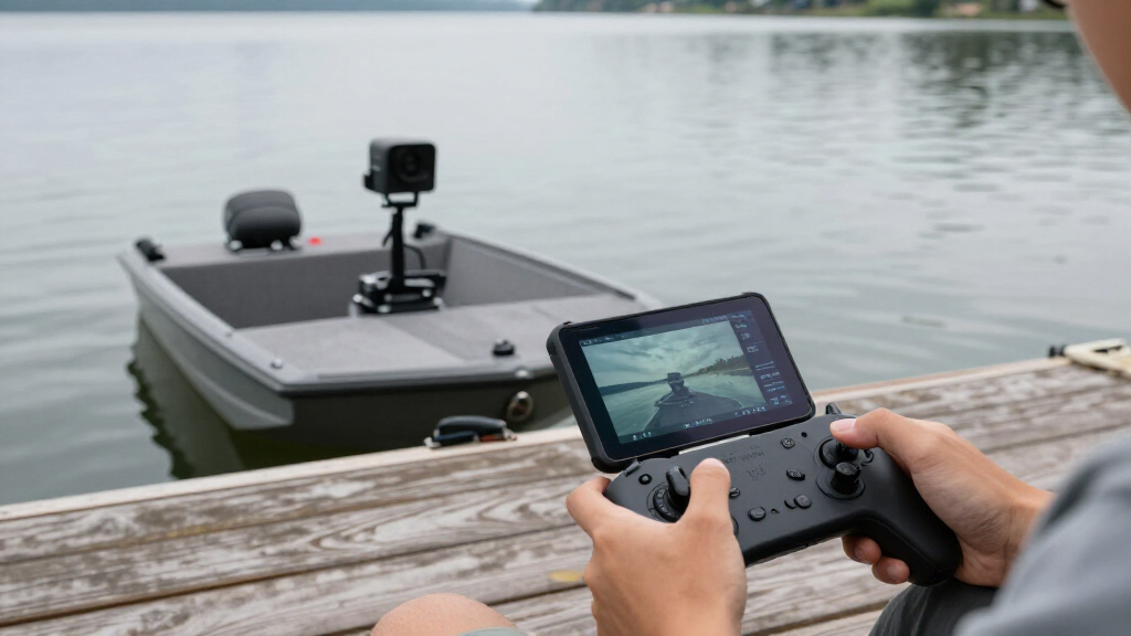 bait boat with live video feed