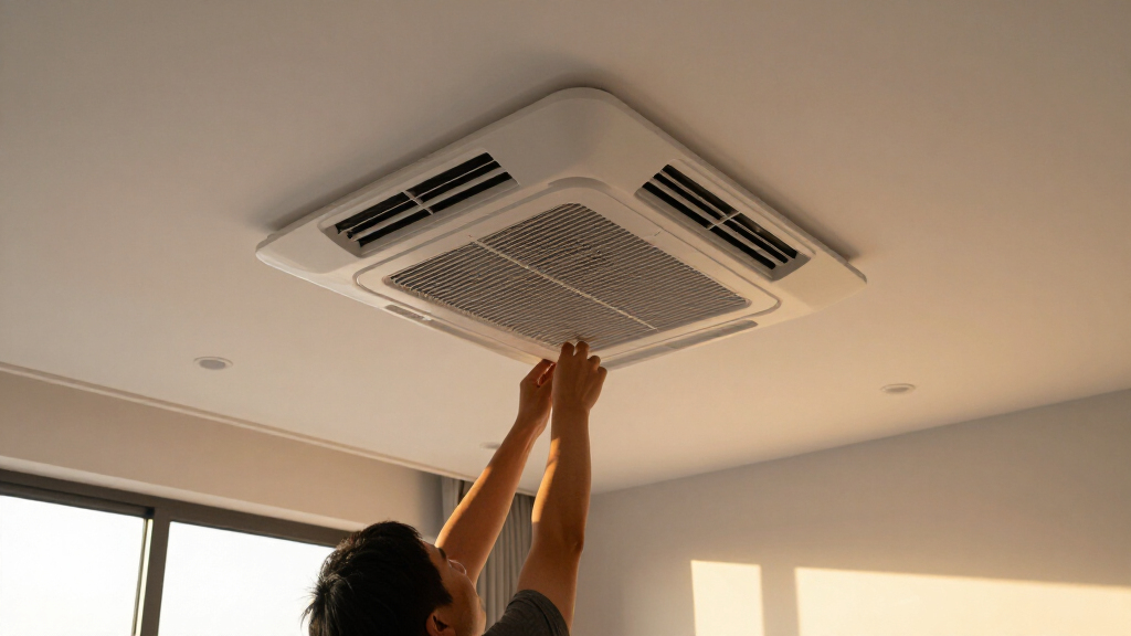 ceiling cassette mini split system
