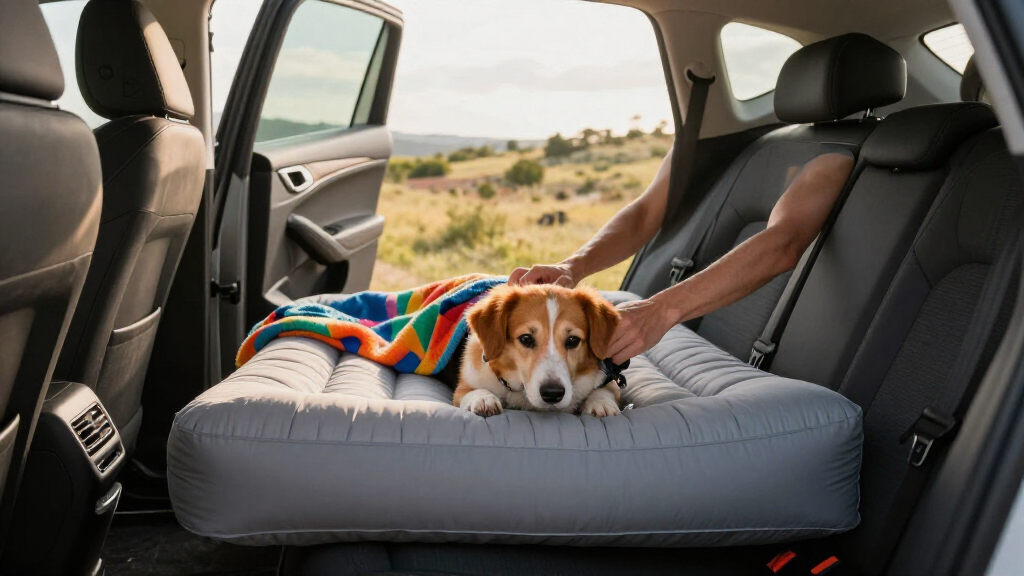 best rear-seat car air mattress for dog travel
