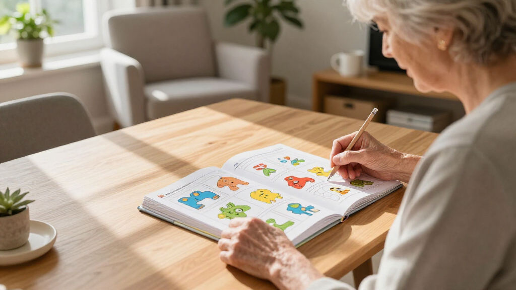 large print senior activity books