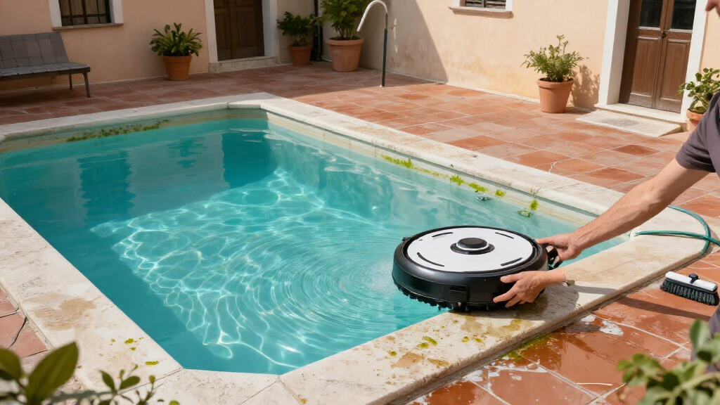 robotic pool cleaners for algae