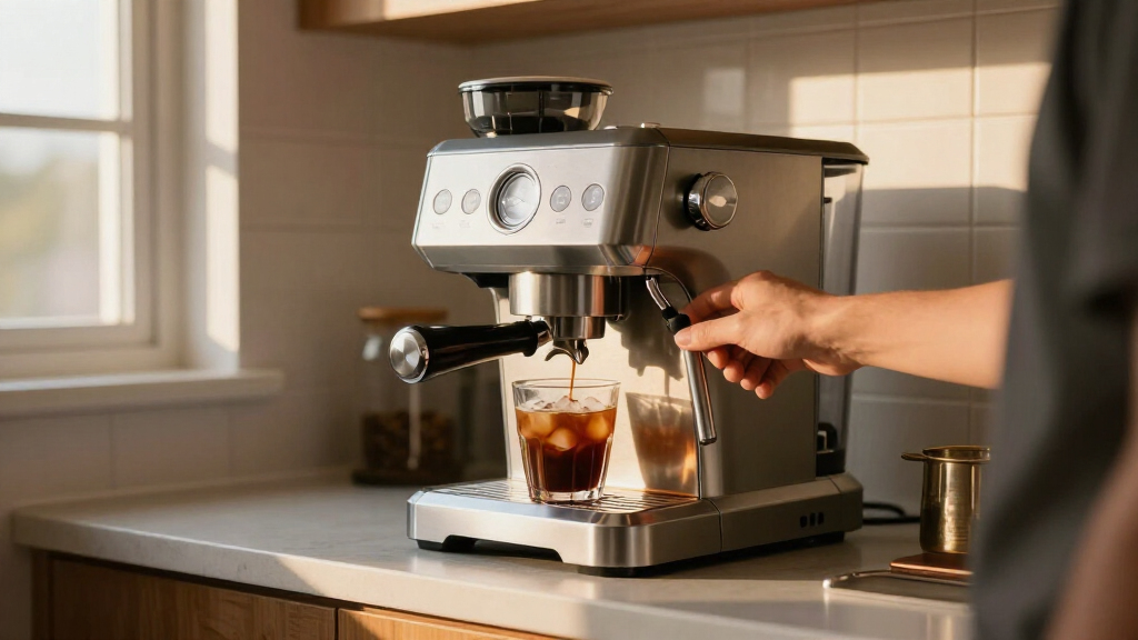 best super automatic espresso machine with iced coffee mode
