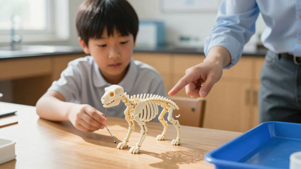 educational animal skeleton models