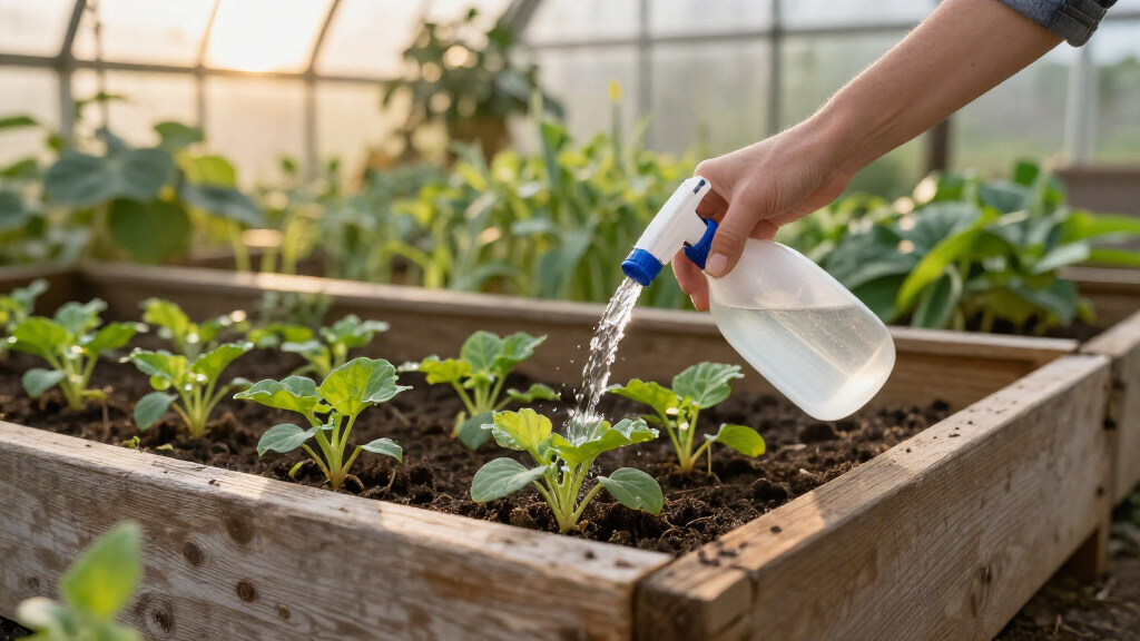 raised garden beds for seed crops
