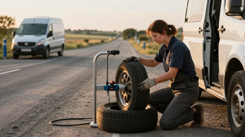 portable tire changing machines