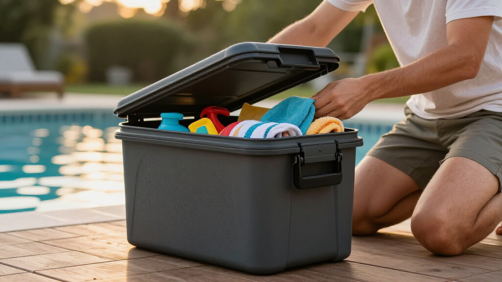 best poolside outdoor storage box waterproof