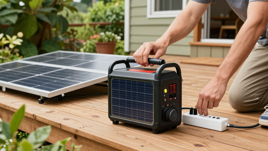 solar-powered backup generators