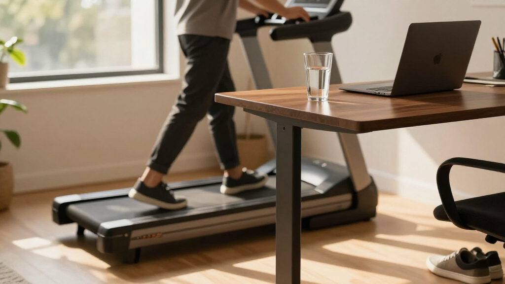 under desk treadmill for home office