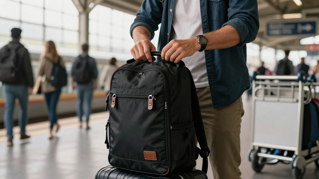 travel backpack for men carry on