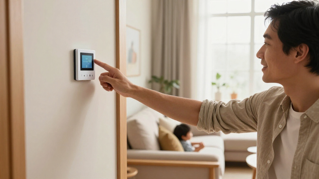 smart thermostat with sensors
