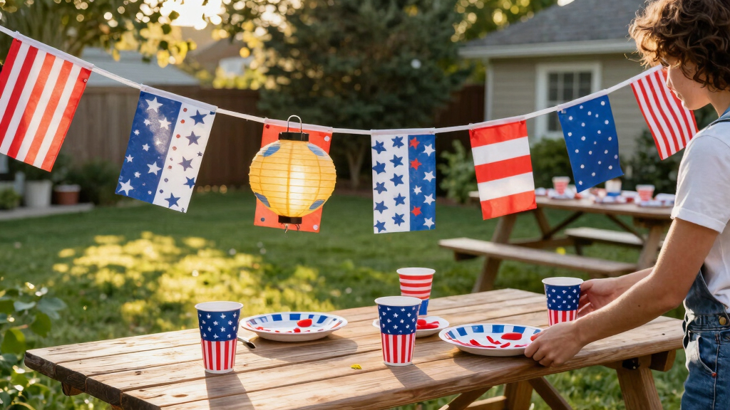 patriotic outdoor party supplies