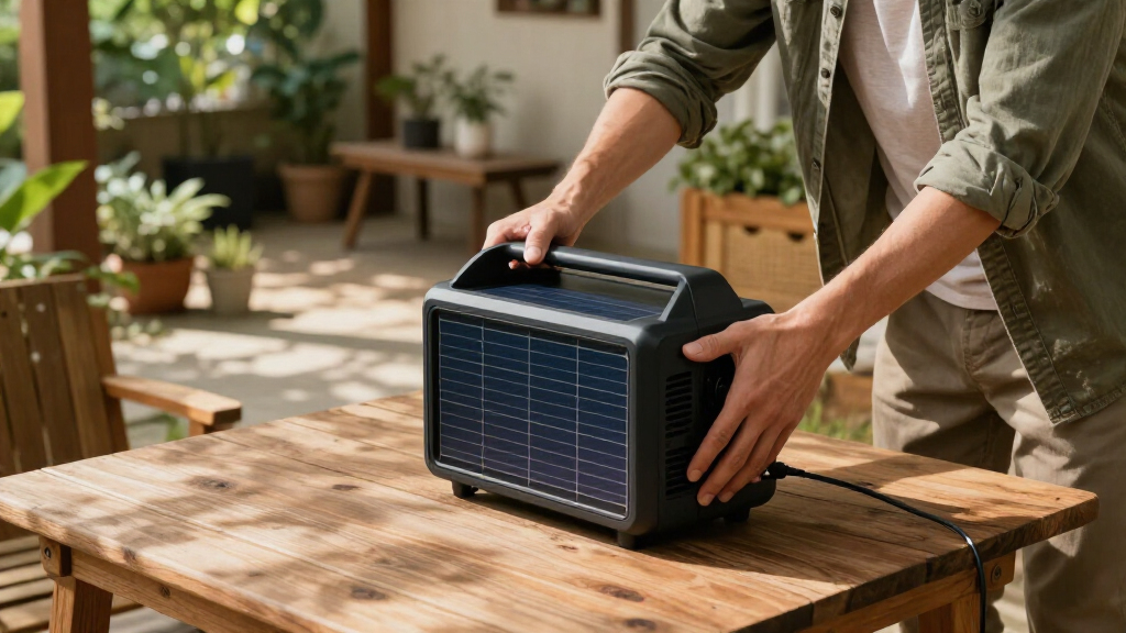 solar-powered backup generators