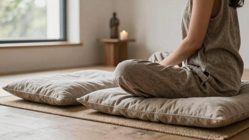 meditation cushion set