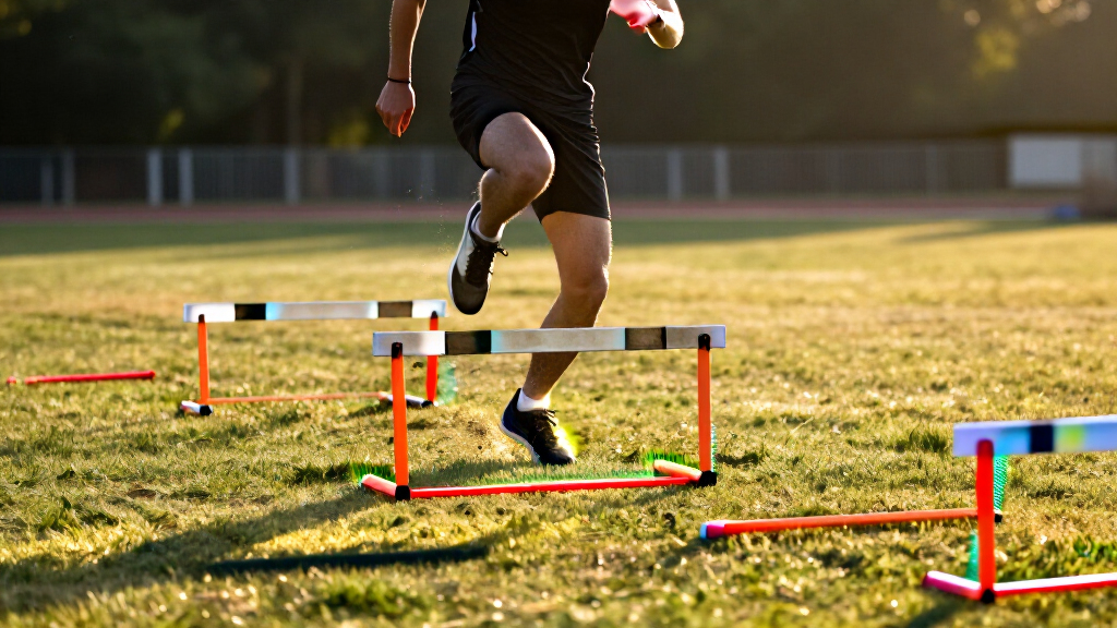 mini hurdles plyometric training